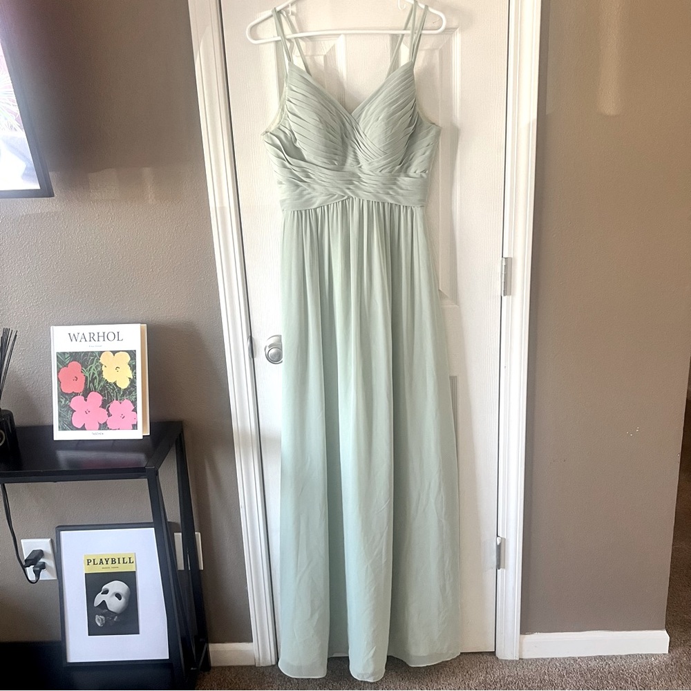 Sage Green Bridesmaids Dress - Azazie